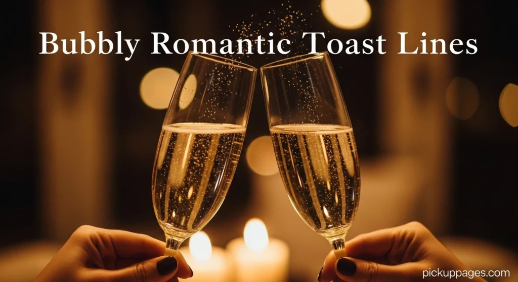 Bubbly Romantic Toast Lines