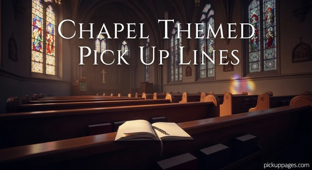 Chapel Themed Pick Up Lines