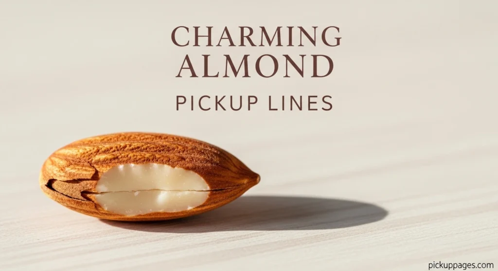 Charming Almond Pickup Lines