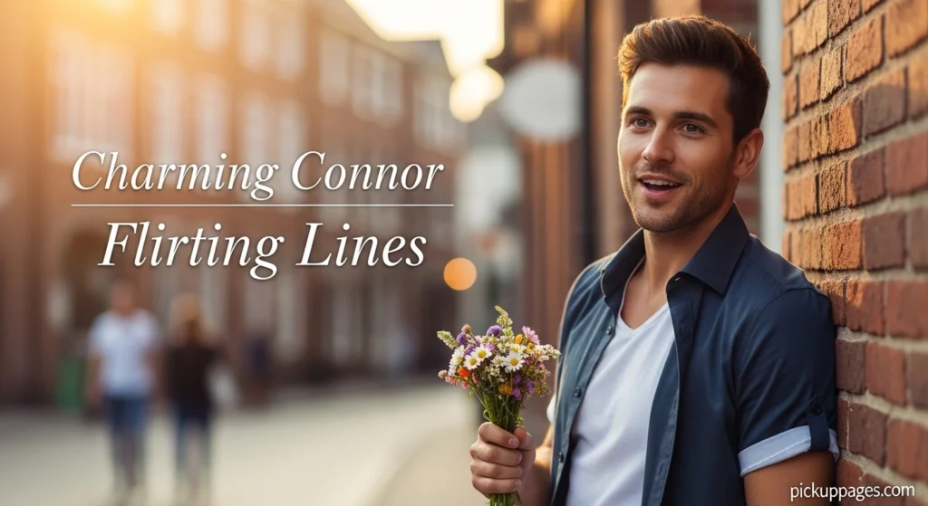 Charming Connor Flirting Lines