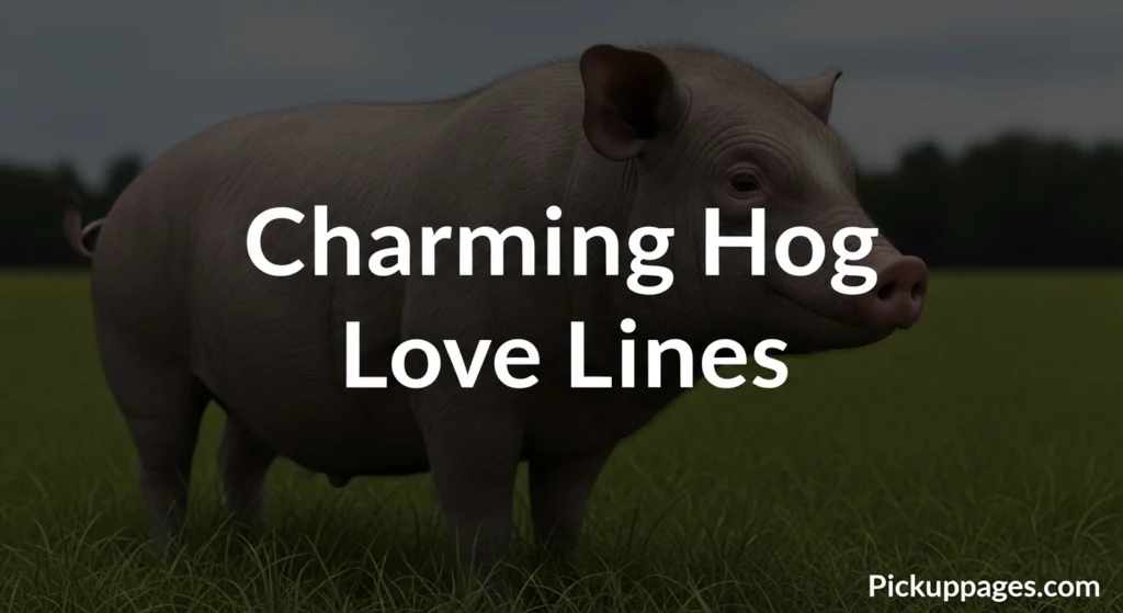Charming Hog Love Lines