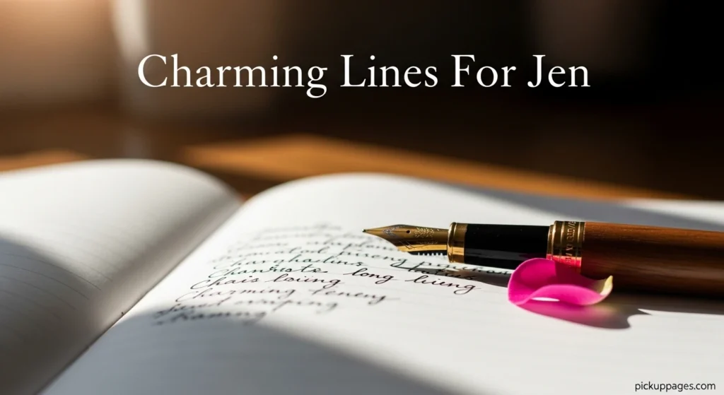 Charming Lines For Jen