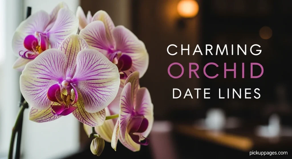 Charming Orchid Date Lines