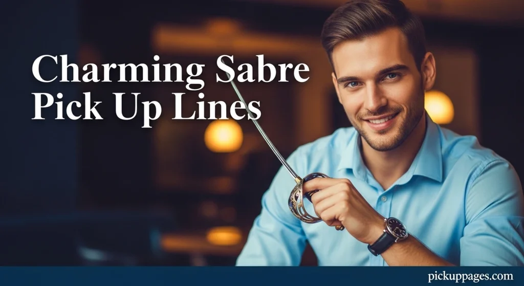 Charming Sabre Pick Up Lines