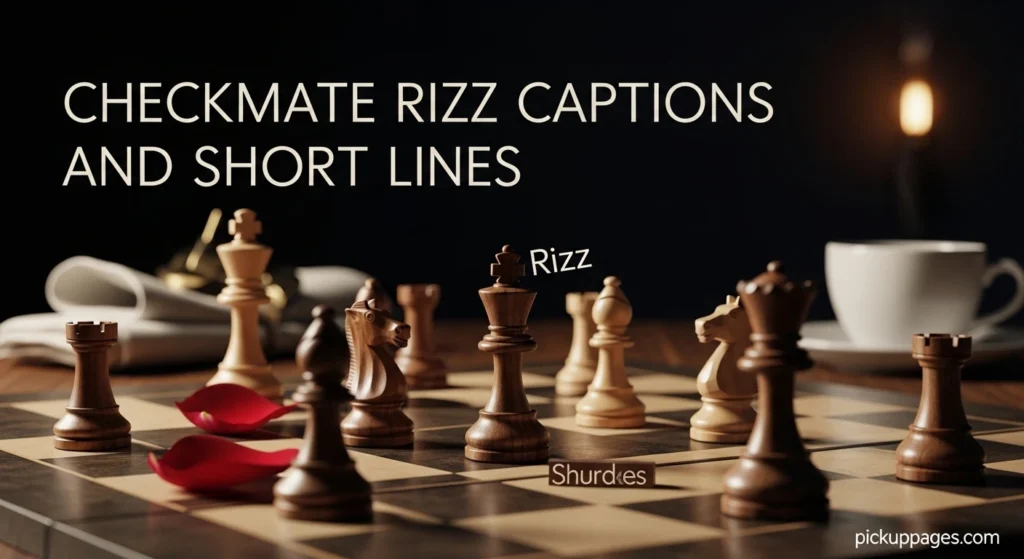 Checkmate Rizz Captions And Short Lines