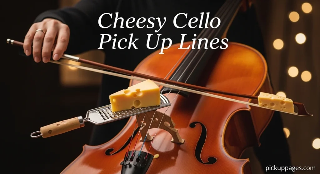 Cheesy Cello Pick Up Lines
