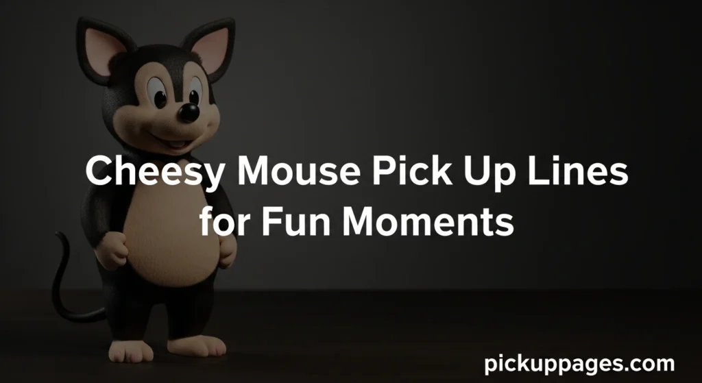 Cheesy Mouse Pick Up Lines for Fun Moments