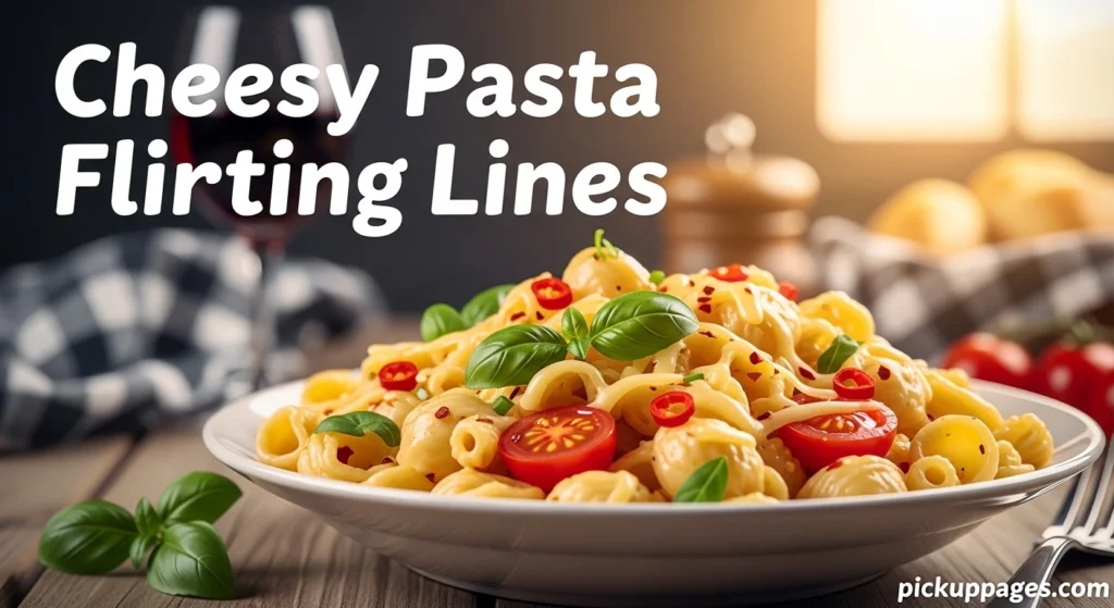 Cheesy Pasta Flirting Lines