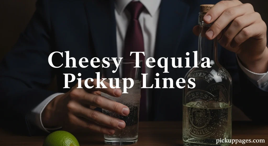 Cheesy Tequila Pickup Lines