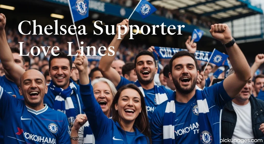 Chelsea Supporter Love Lines
