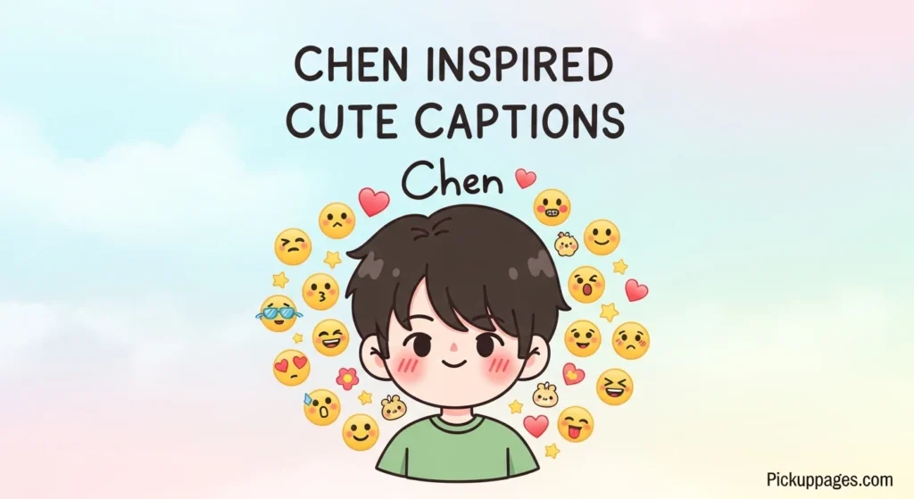 Chen Inspired Cute Captions