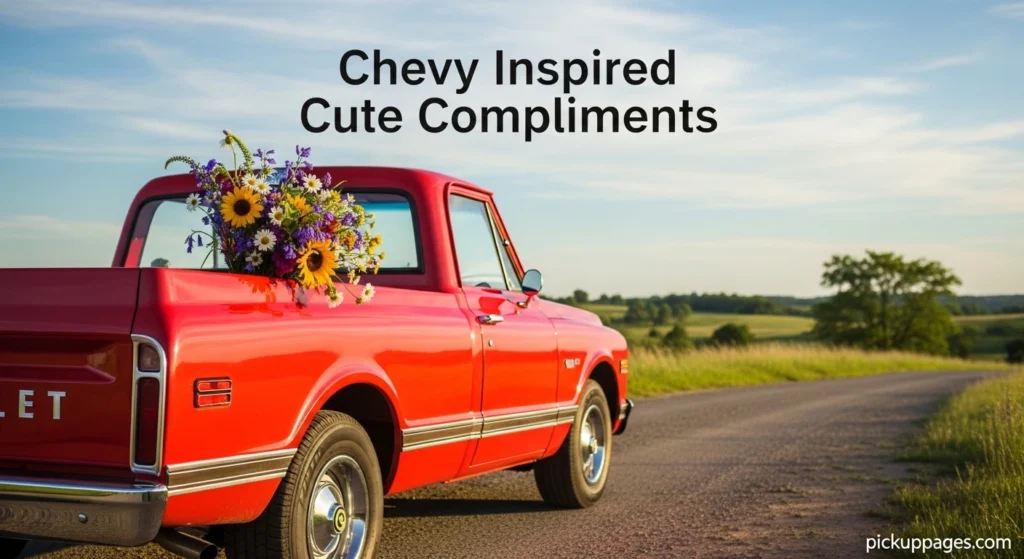 Chevy Inspired Cute Compliments