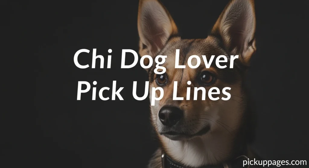 Chi Dog Lover Pick Up Lines
