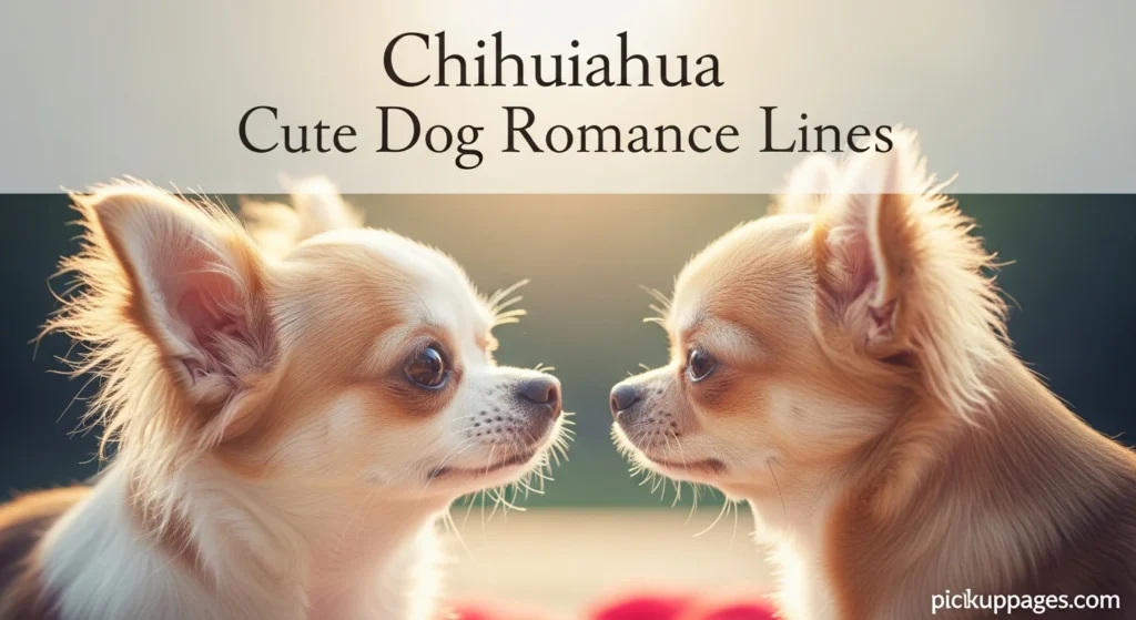 Chihuahua Cute Dog Romance Lines