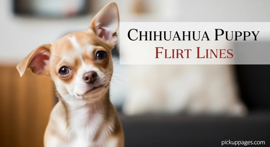Chihuahua Puppy Flirt Lines