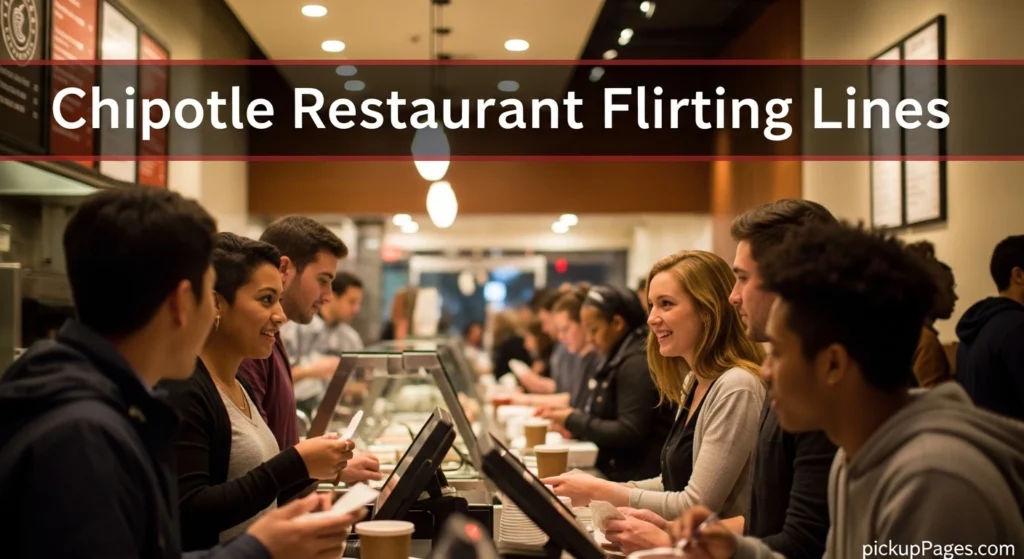 Chipotle Restaurant Flirting Lines