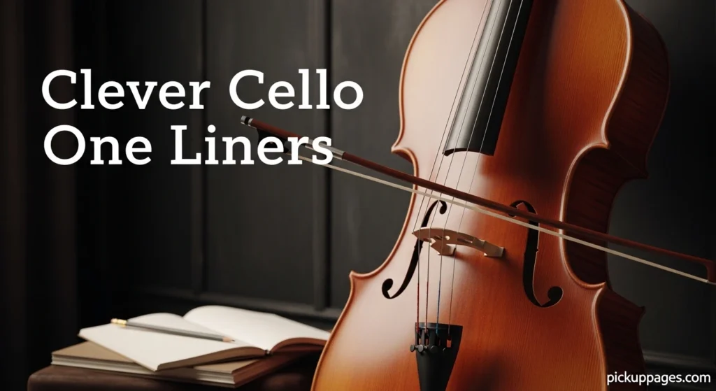 Clever Cello One Liners