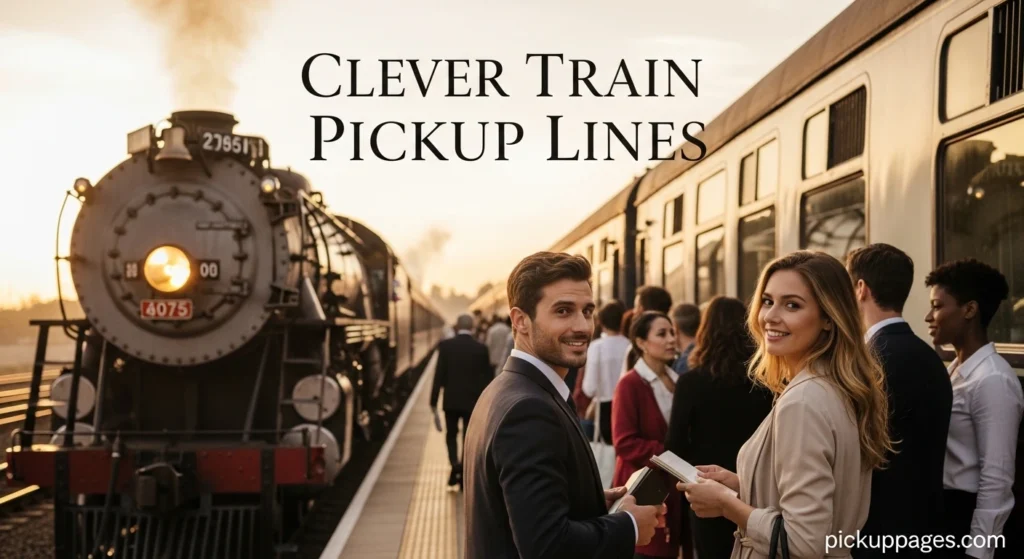 Clever Train Pickup Lines