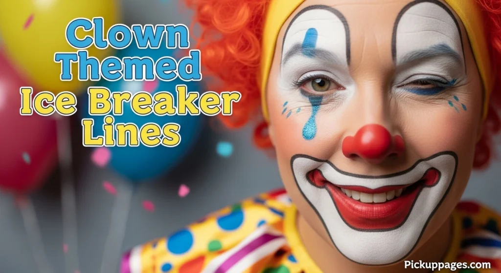 Clown Themed Ice Breaker Lines
