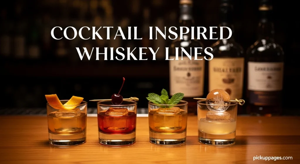 Cocktail Inspired Whiskey Lines