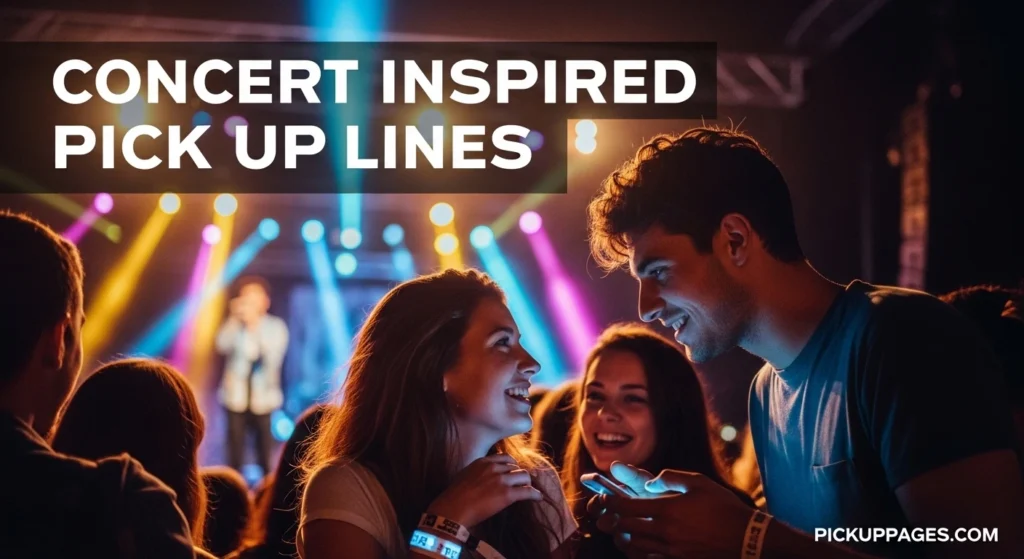 Concert Inspired Pick Up Lines