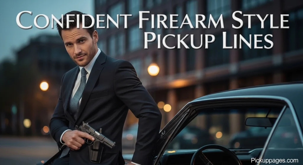 Confident Firearm Style Pickup Lines