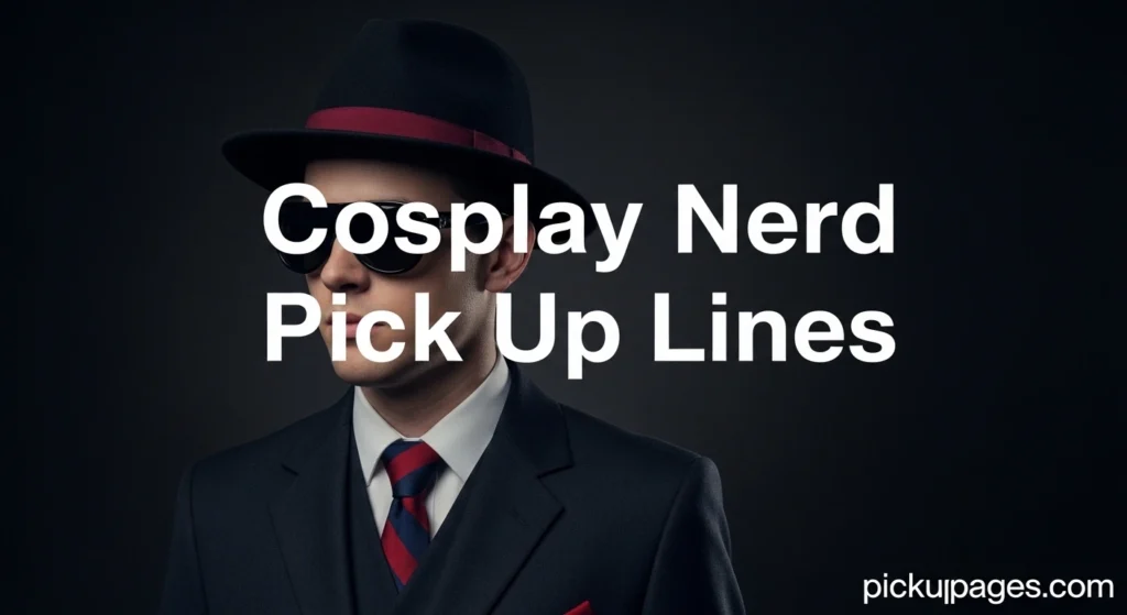 Cosplay Nerd Pick Up Lines