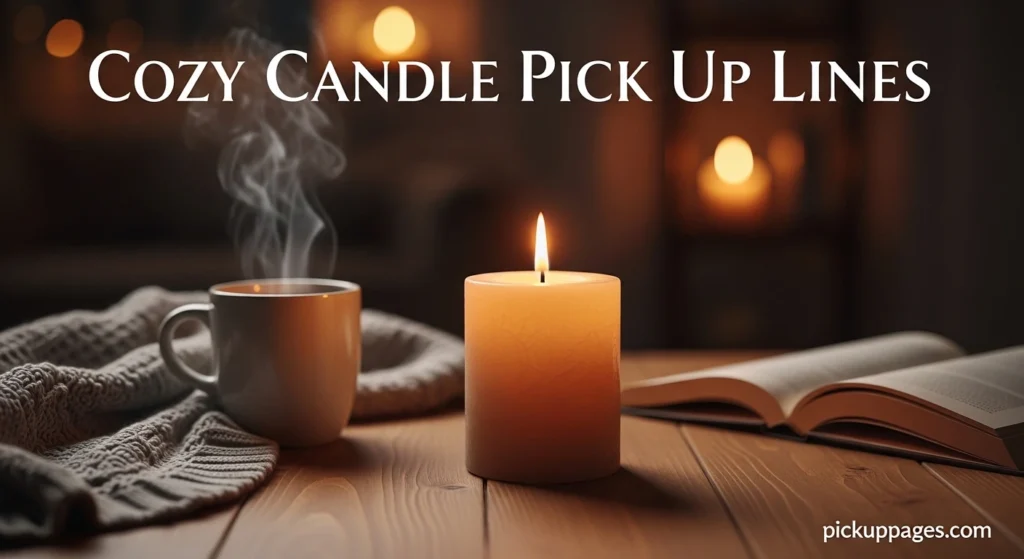 Cozy Candle Pick Up Lines