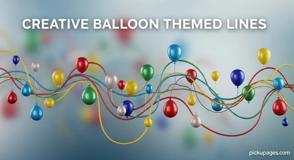 Creative Balloon Themed Lines