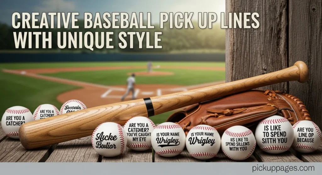 Creative Baseball Pick Up Lines With Unique Style