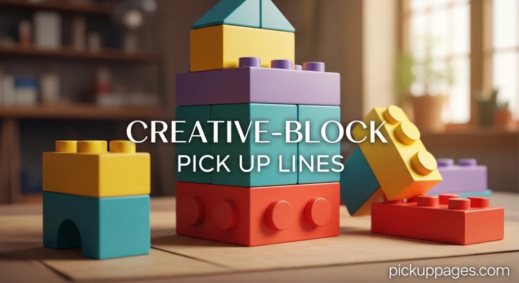 Creative Block-Themed Pick Up Lines