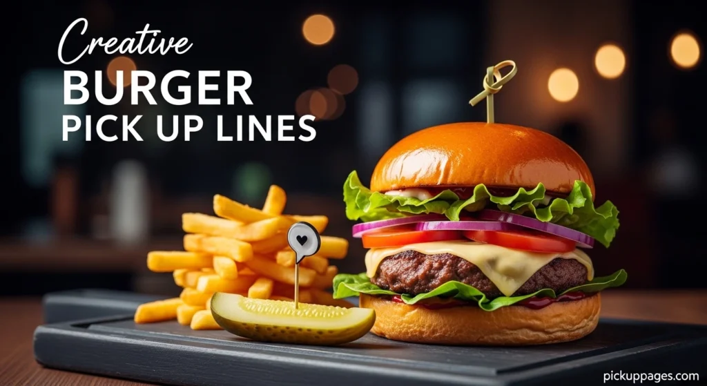 Creative Burger Pick Up Lines
