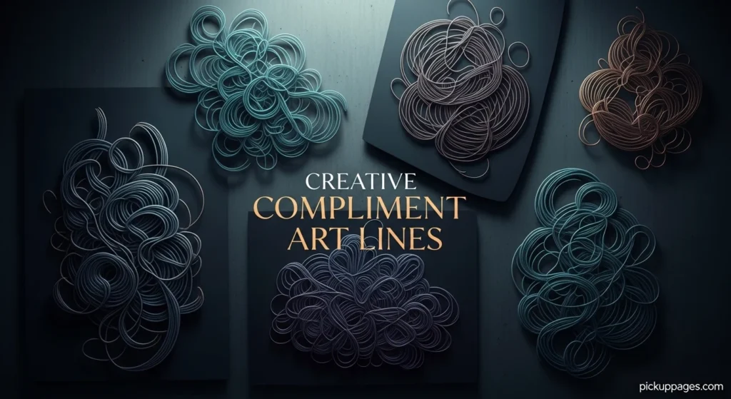 Creative Compliment Art Lines