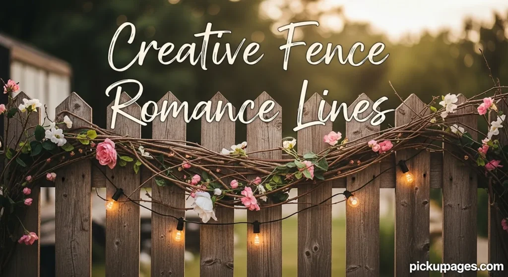 Creative Fence Romance Lines