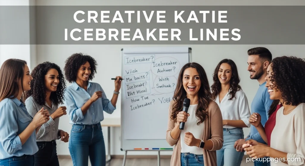 Creative Katie Icebreaker Lines