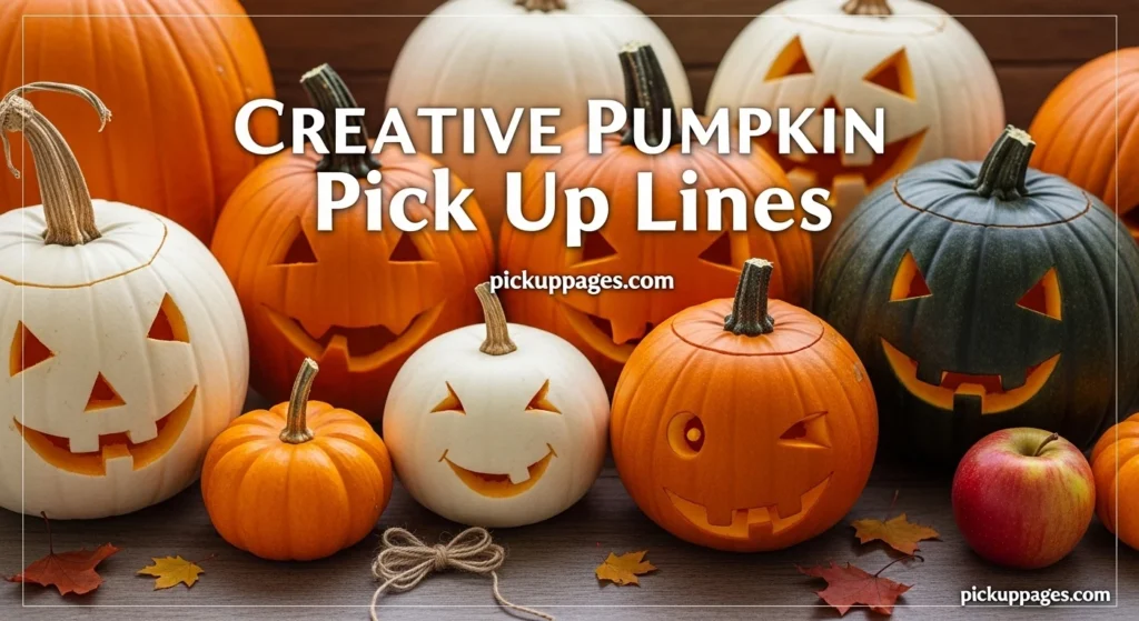 Creative Pumpkin Pick Up Lines