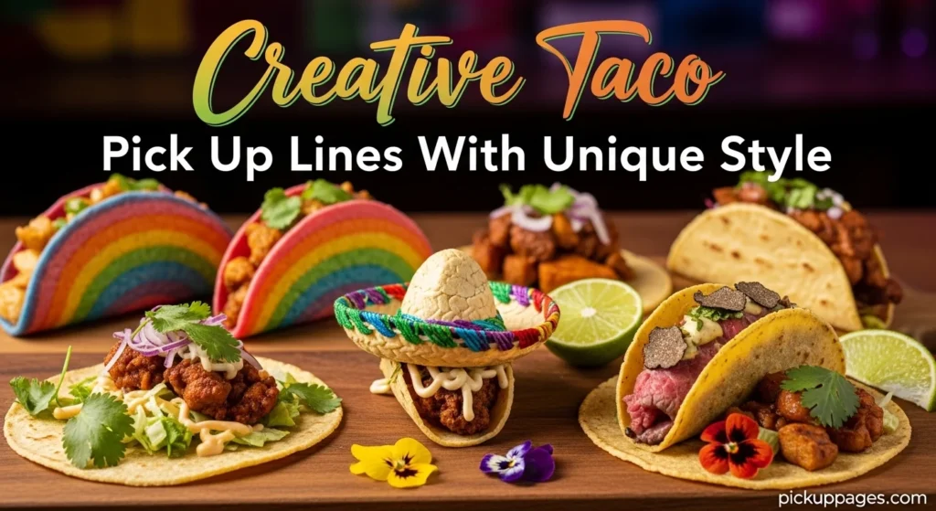 Creative Taco Pick Up Lines With Unique Style