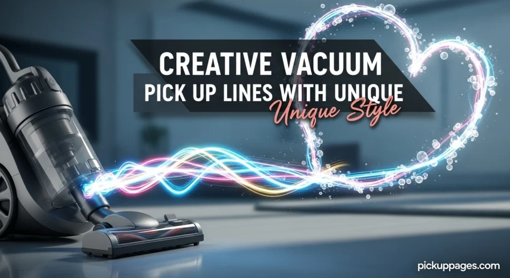 Creative Vacuum Pick Up Lines With Unique Style