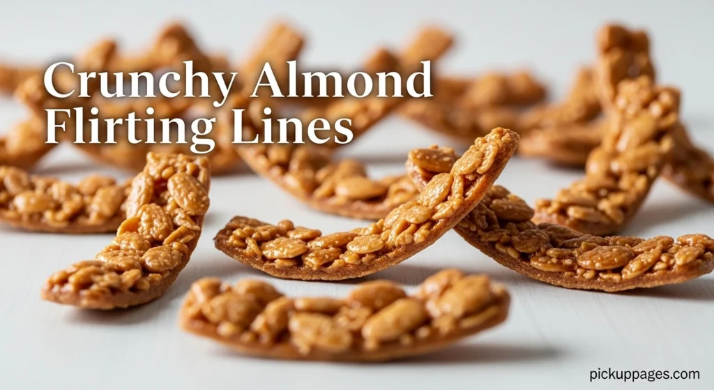 Crunchy Almond Flirting Lines