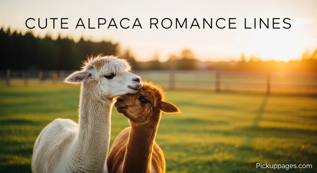 Cute Alpaca Romance Lines