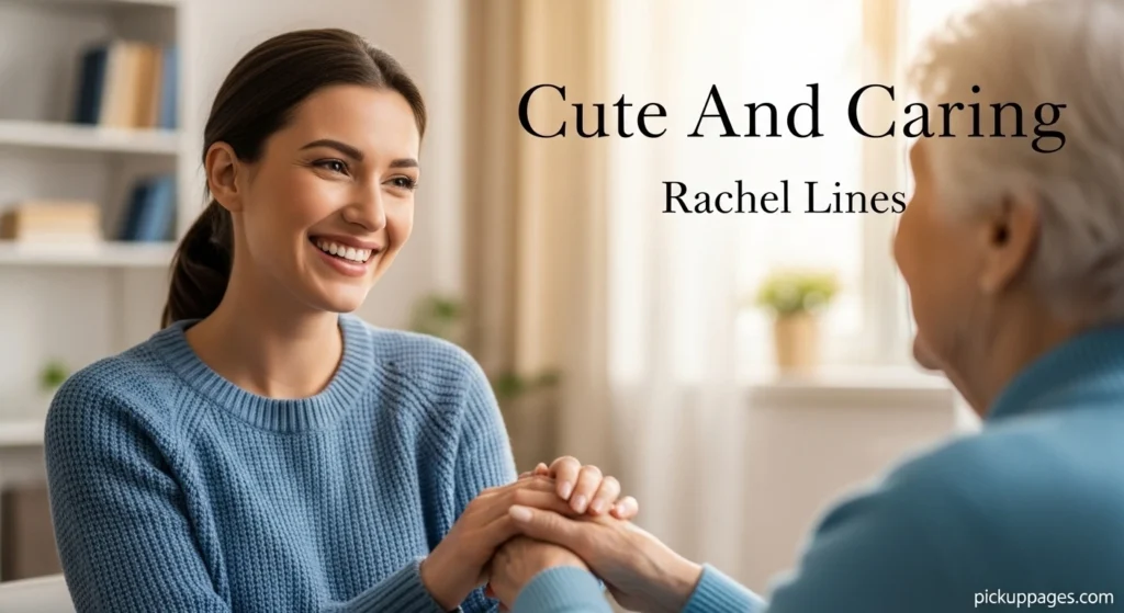 Cute And Caring Rachel Lines