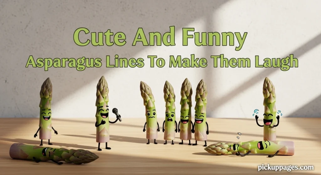 Cute And Funny Asparagus Lines To Make Them Laugh