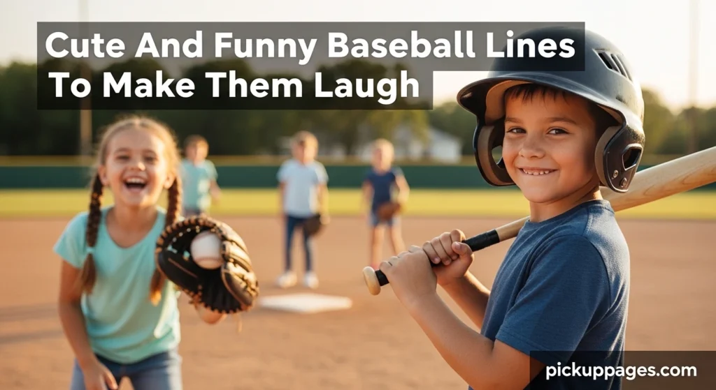 Cute And Funny Baseball Lines To Make Them Laugh