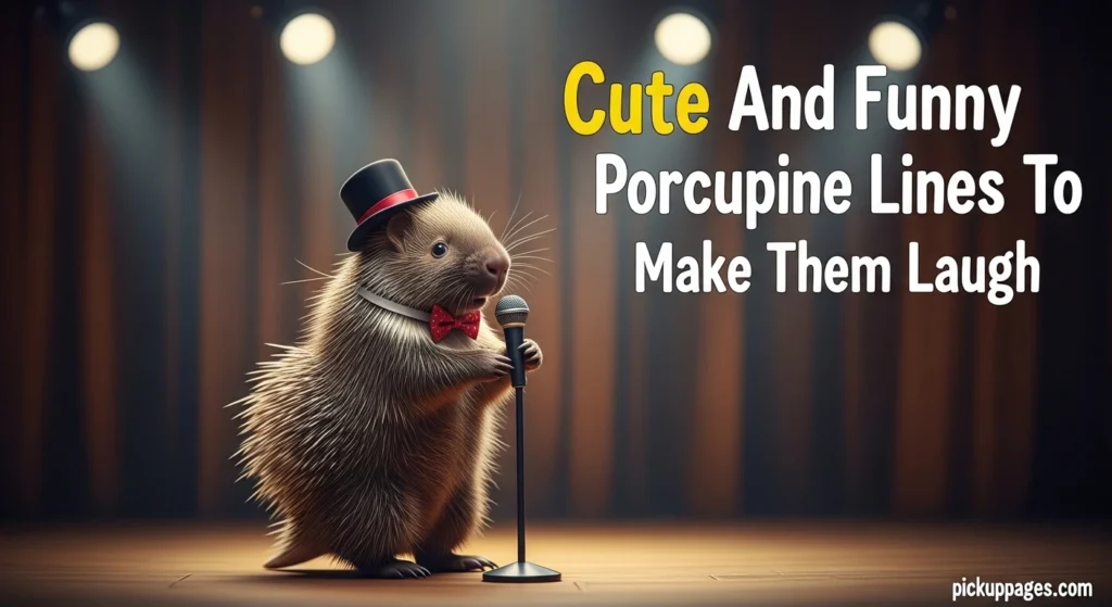 Cute And Funny Porcupine Lines To Make Them Laugh
