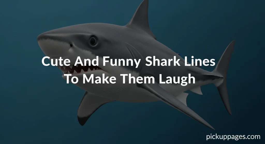 Cute And Funny Shark Lines To Make Them Laugh