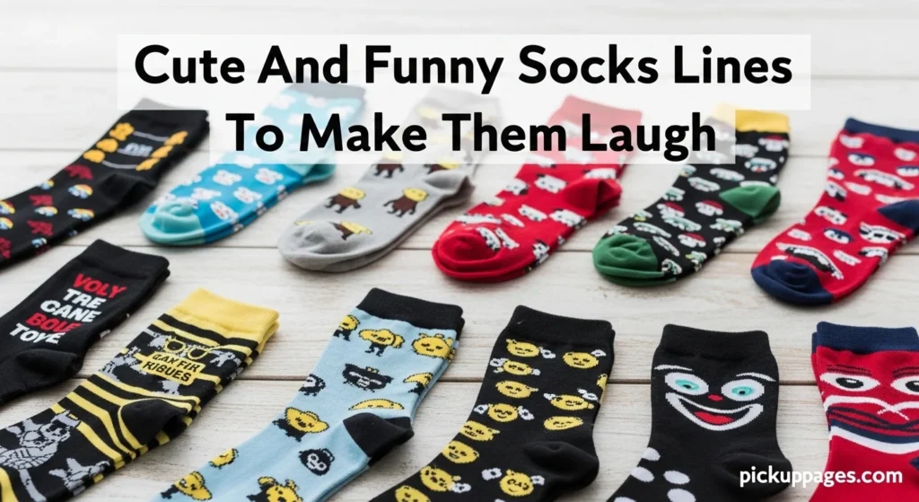 Cute And Funny Socks Lines To Make Them Laugh