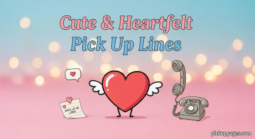 Cute & Heartfelt Pick Up Lines
