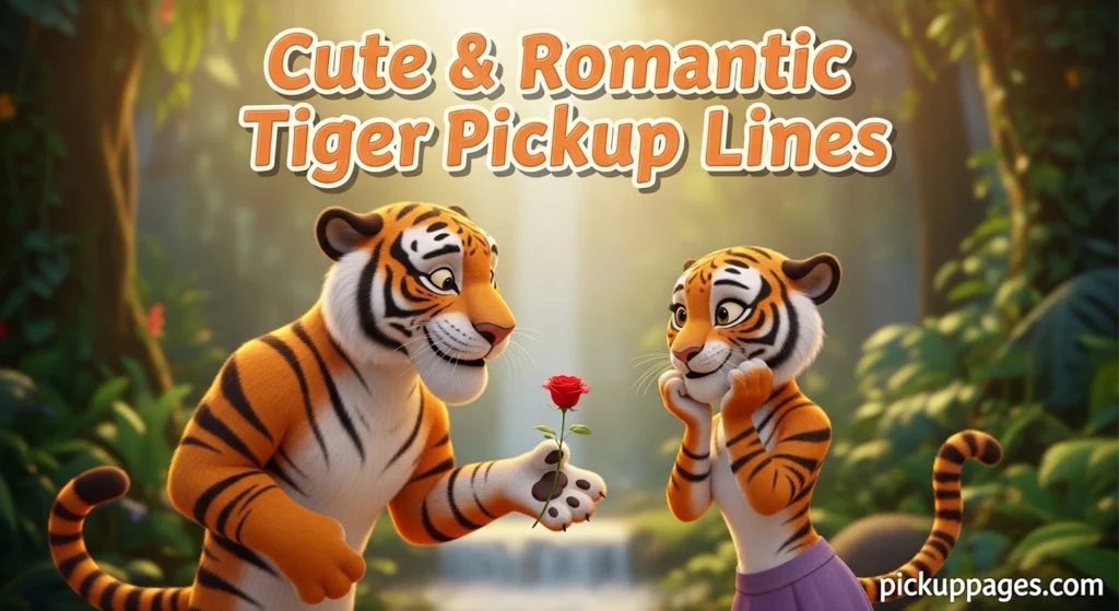 Cute & Romantic Tiger Pickup Lines