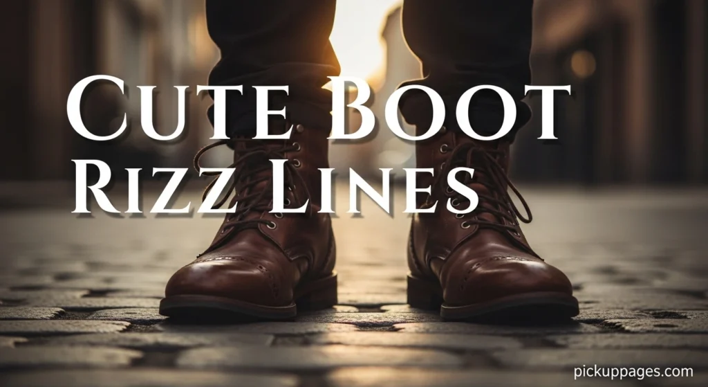 Cute Boot Rizz Lines