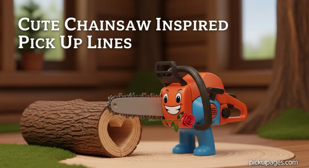 Cute Chainsaw Inspired Pick Up Lines